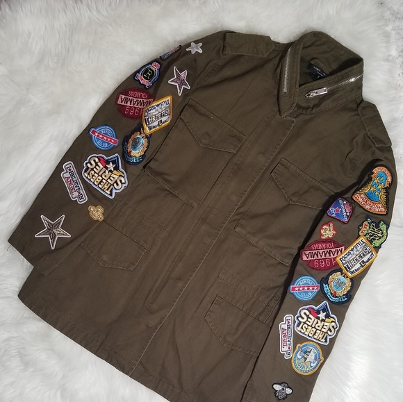 NEW! Patchwork Cargo Jacket - Picture 4 of 5